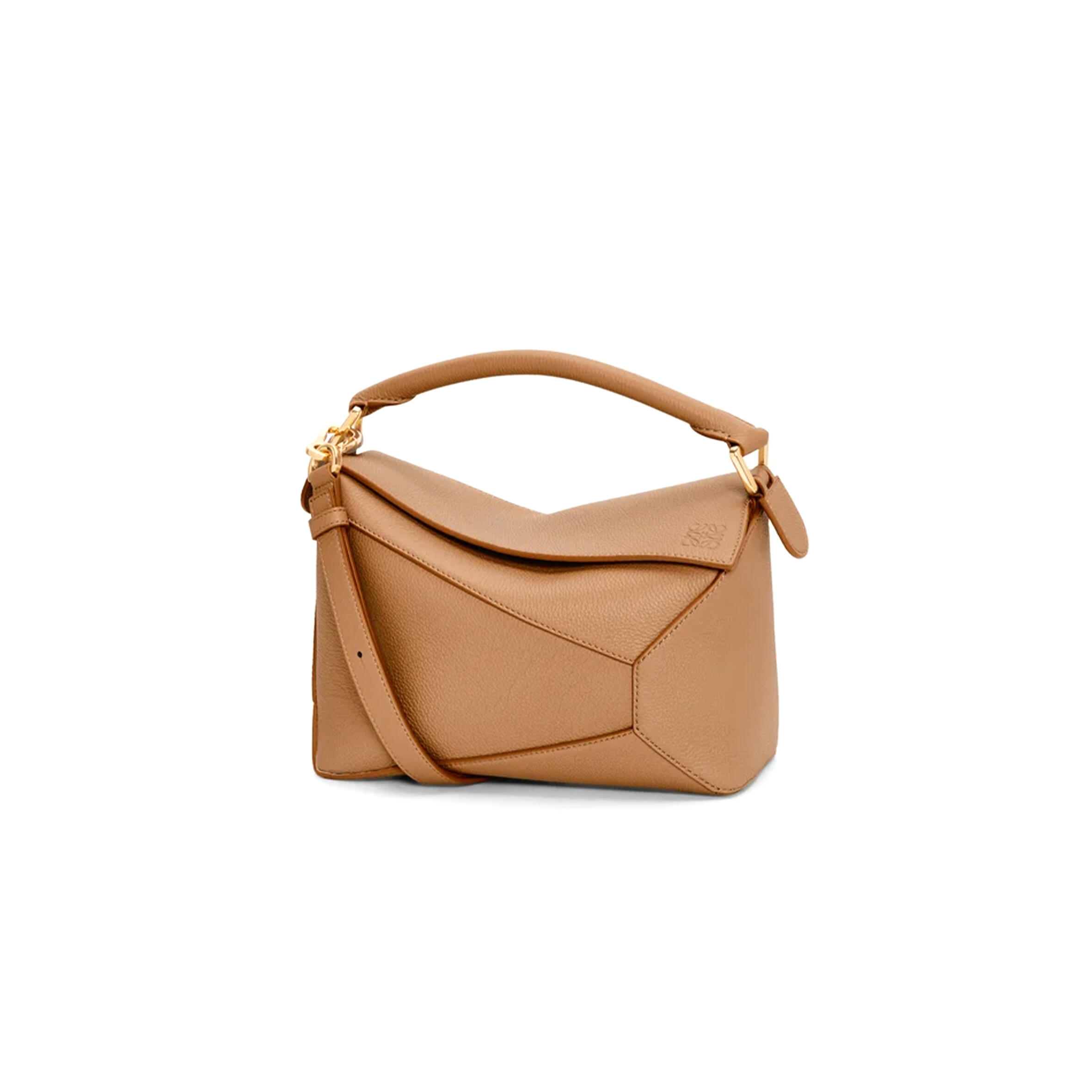L0ew* small puzzle edge bag in soft grained calfskin a510p60x30 (24*16.5*10.5cm)